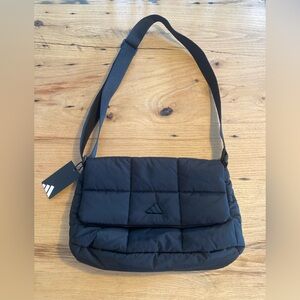 Adidas Black Quilted Crossbody Bag